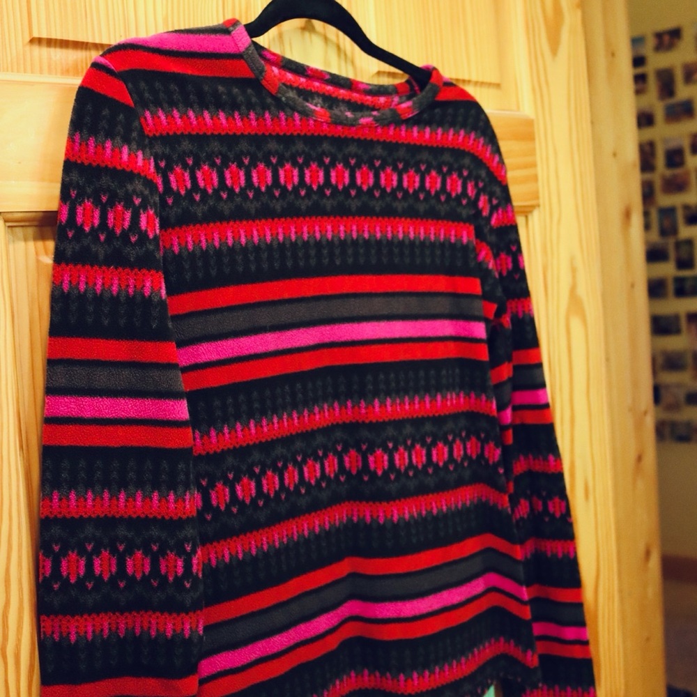 Cuddl Duds Black and Pink Fleecewear